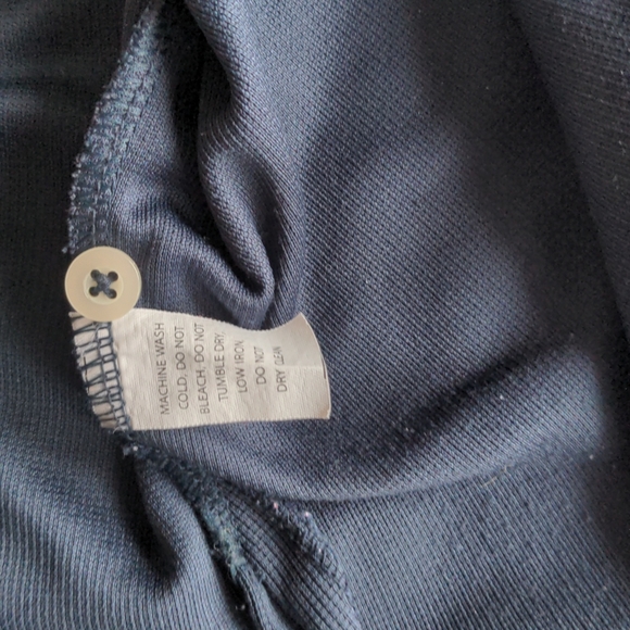 Chase Edward Golf short sleeve polyester polo size:XL Men's Navy Blue - Picture 6 of 6
